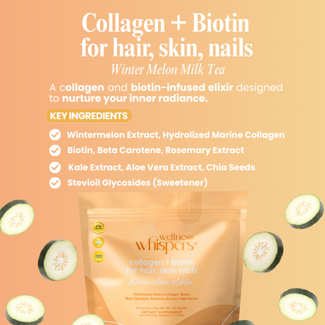 Collagen + Biotin Winter Melon Milk Tea