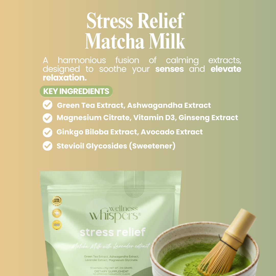 Stress Relief Matcha Milk