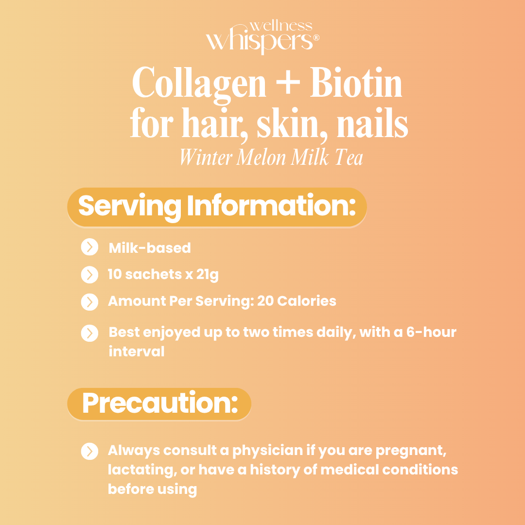 Collagen + Biotin Winter Melon Milk Tea