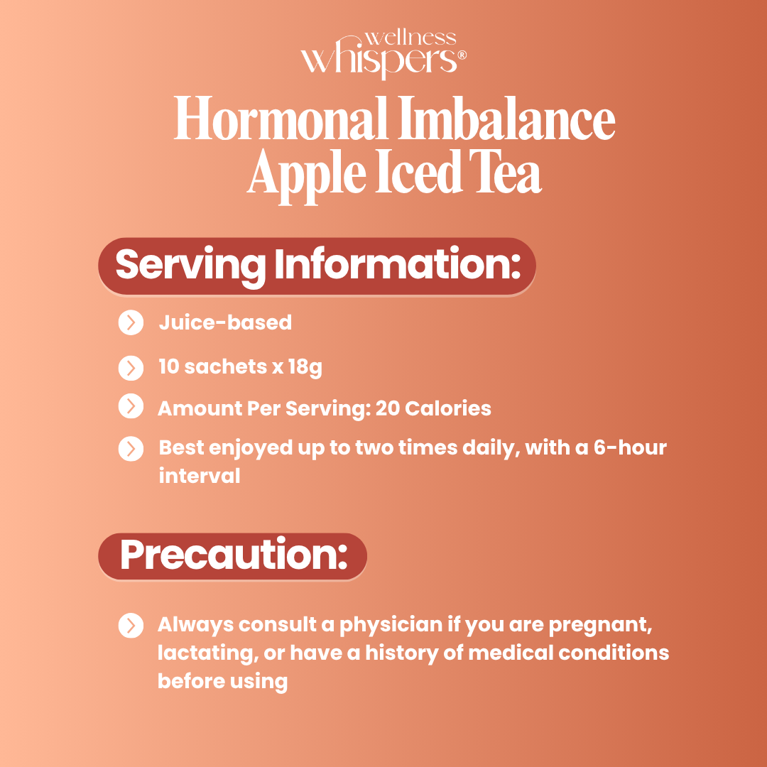 Hormonal Imbalance Apple Iced Tea