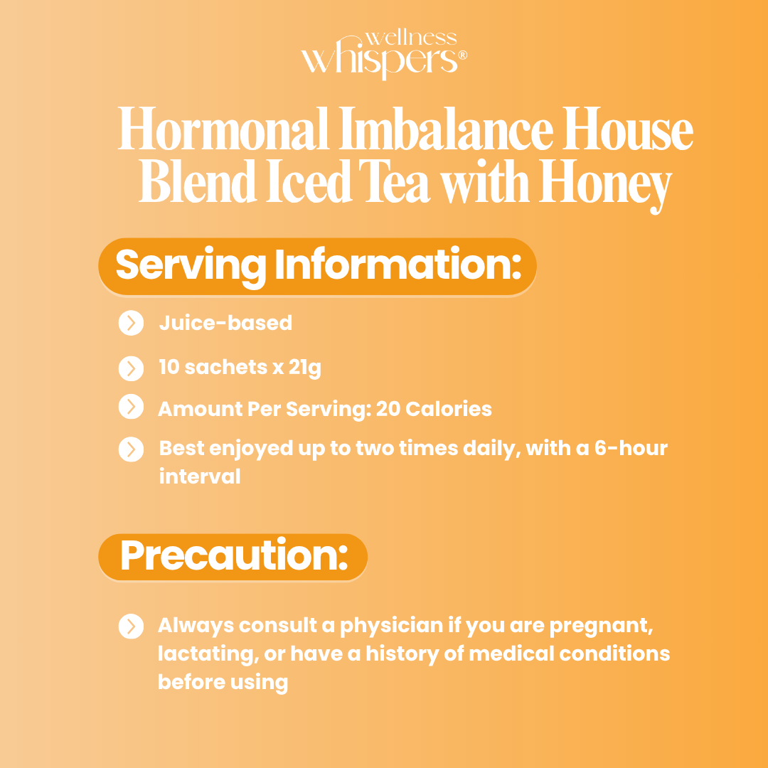 Hormonal Imbalance House Blend Iced Tea with Honey