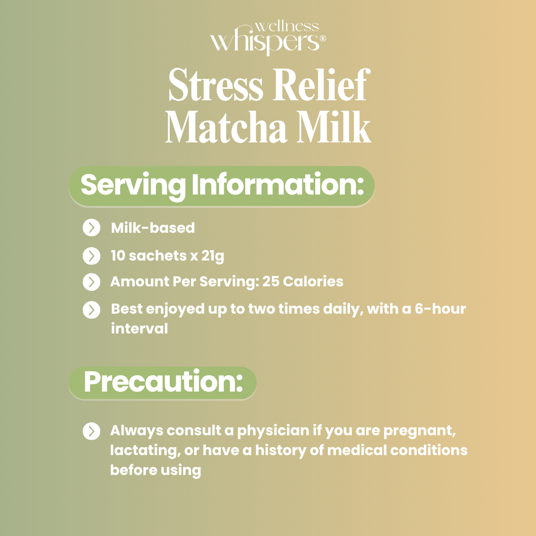 Stress Relief Matcha Milk