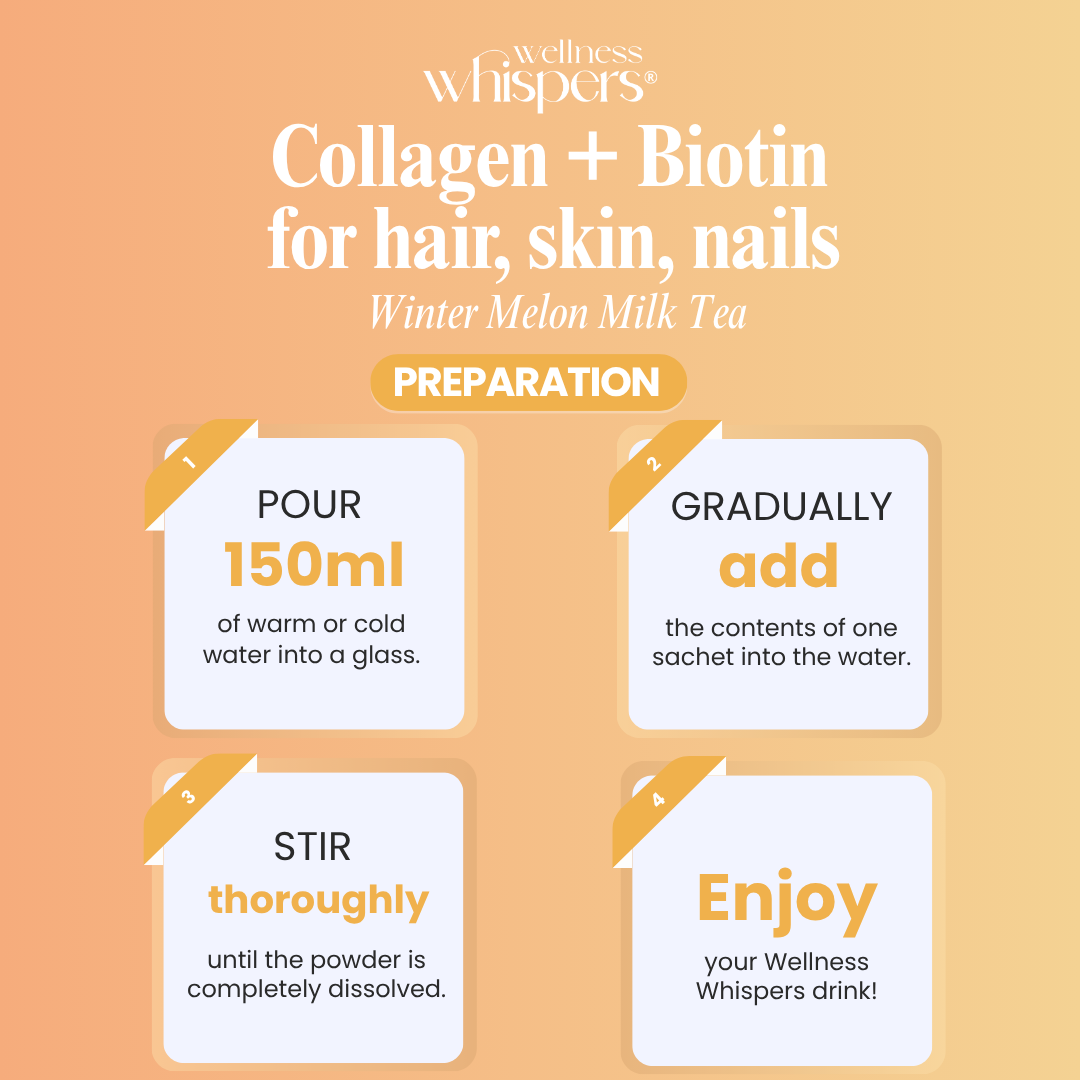 Collagen + Biotin Winter Melon Milk Tea